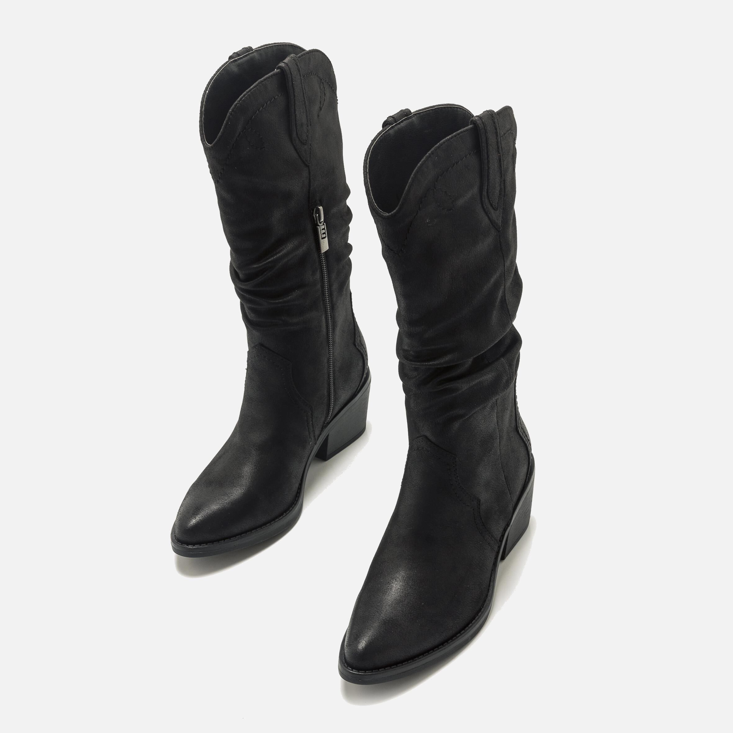 Buy TANUBIS black 55252 HIGH HEELED BOOTS Mtng for WOMAN